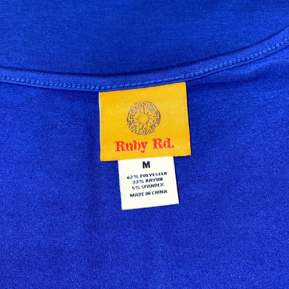 Blue Ruby Rd. Top - Picture 4 of 4